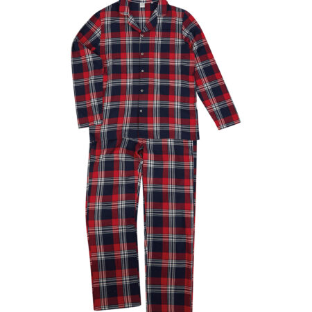 SFM74 - Men's Tartan Lounge Set - Image 2