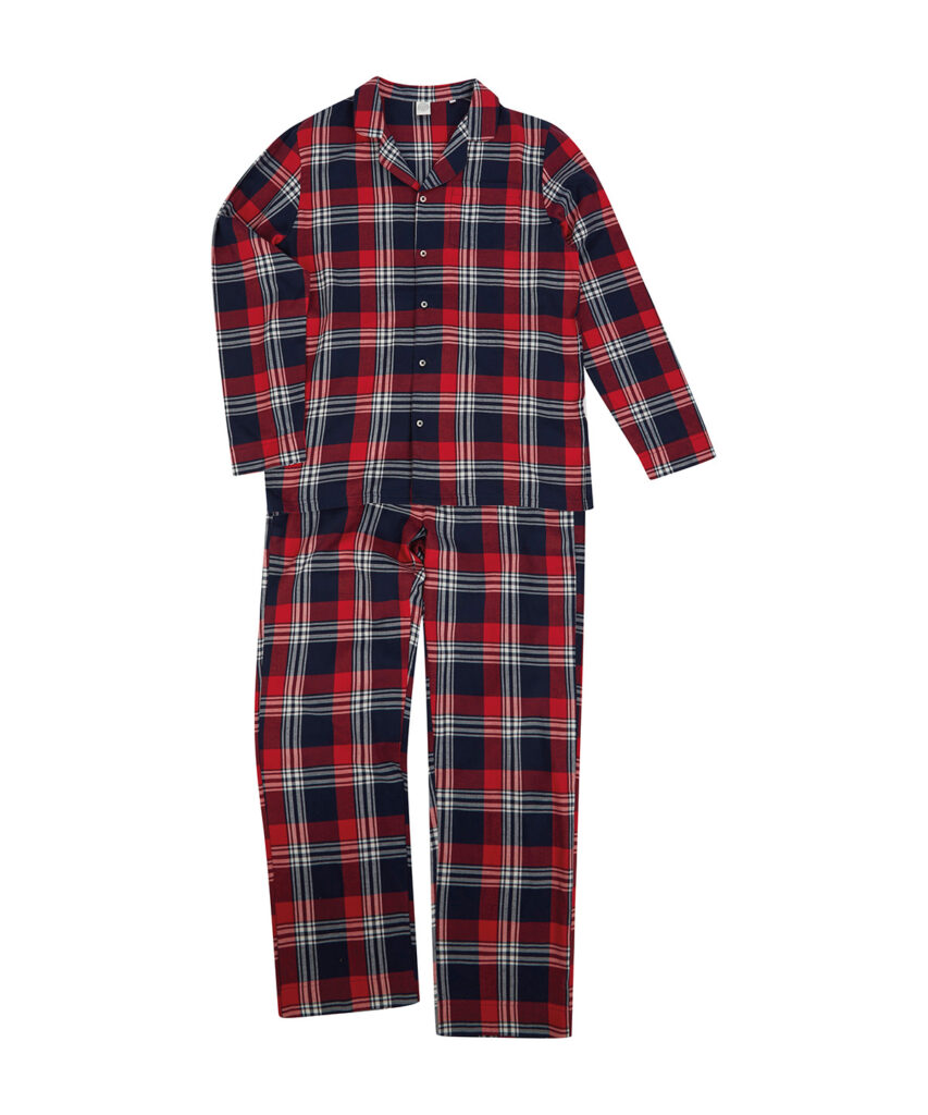 SFM74 - Men's Tartan Lounge Set