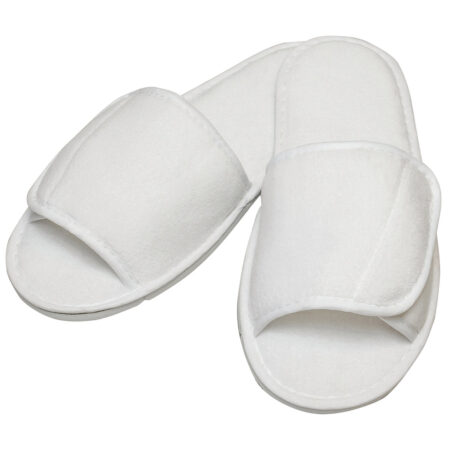 TC067 - Open-toe slippers with hook and loop strap