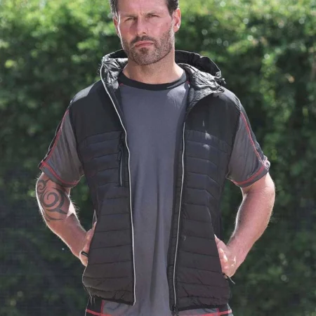 279 - TUFFSTUFF HOWDEN HOODED BODYWARMER, Water Resistant & Windproof