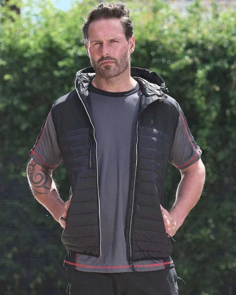 279 - TUFFSTUFF HOWDEN HOODED BODYWARMER, Water Resistant & Windproof
