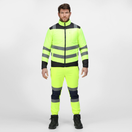 TRA483 - Regatta Pro hi-vis thermal Baffle  jacket, toasty,  Thermo-guard 140gsm insulation - Image 11