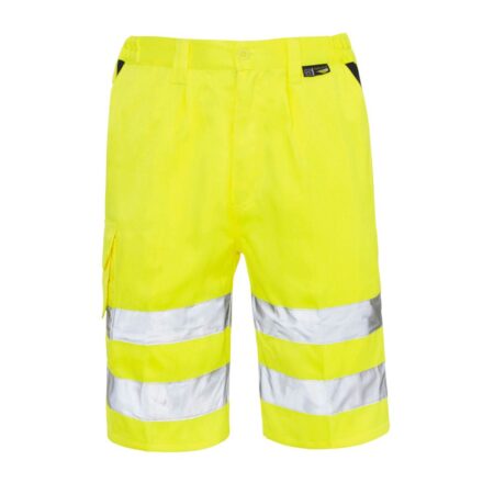 38B41  Hi Vis Yellow Shorts