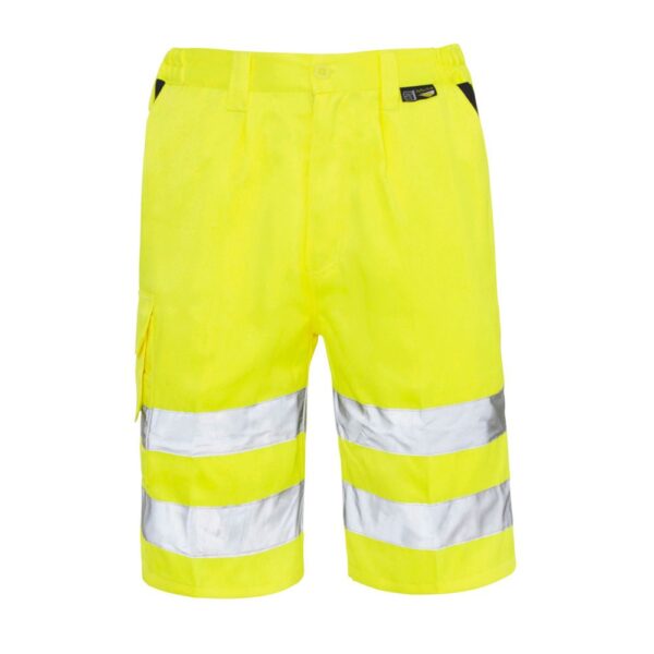 38B41 Hi Vis Yellow Shorts