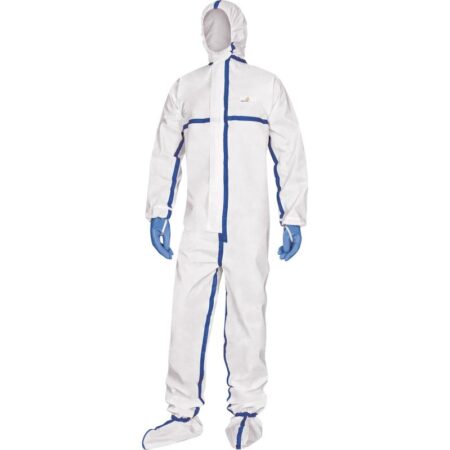 DT250 - One Piece Disposable Overall With Hood - 4B Type - Taped Seams