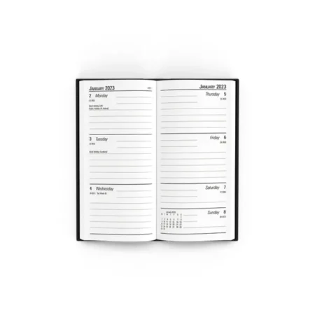 A4 Desk Diary Day Per Page 2025 - Image 2