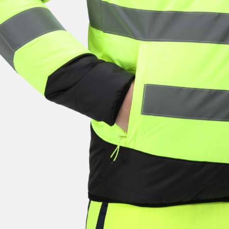 TRA483 - Regatta Pro hi-vis thermal Baffle  jacket, toasty,  Thermo-guard 140gsm insulation - Image 10