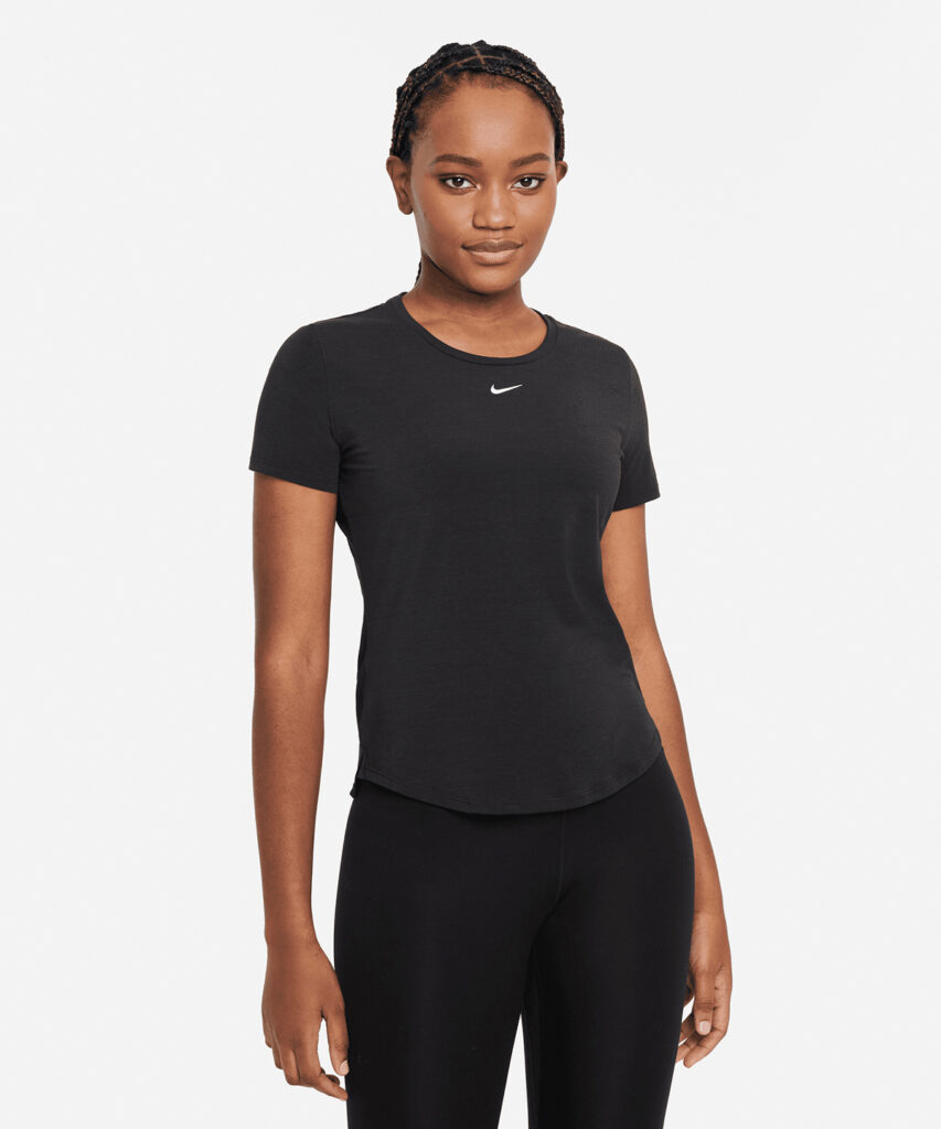NK377 Women’s Nike One Luxe Dri-FIT short sleeve standard fit top