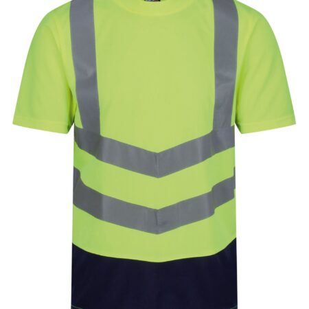 TRS194 - Regatta Pro Hi Vis Tee, offers great moisture-wicking performance to keep you fresh - Image 2