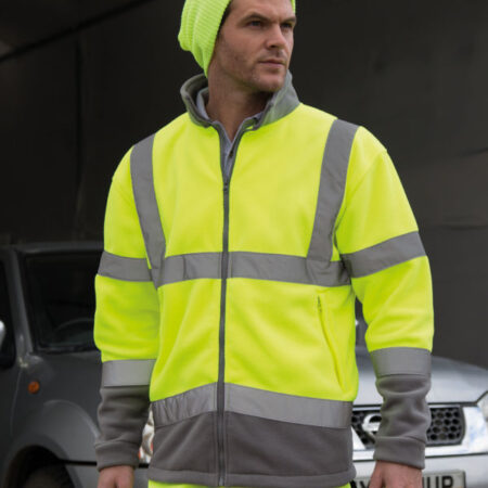 R329X Result SAFEGUARD MICRO FLEECE Super warm, super comfortable and super visible.