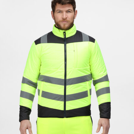 TRA483 - Regatta Pro hi-vis thermal Baffle  jacket, toasty,  Thermo-guard 140gsm insulation - Image 2