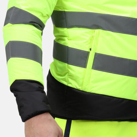 TRA483 - Regatta Pro hi-vis thermal Baffle  jacket, toasty,  Thermo-guard 140gsm insulation - Image 4