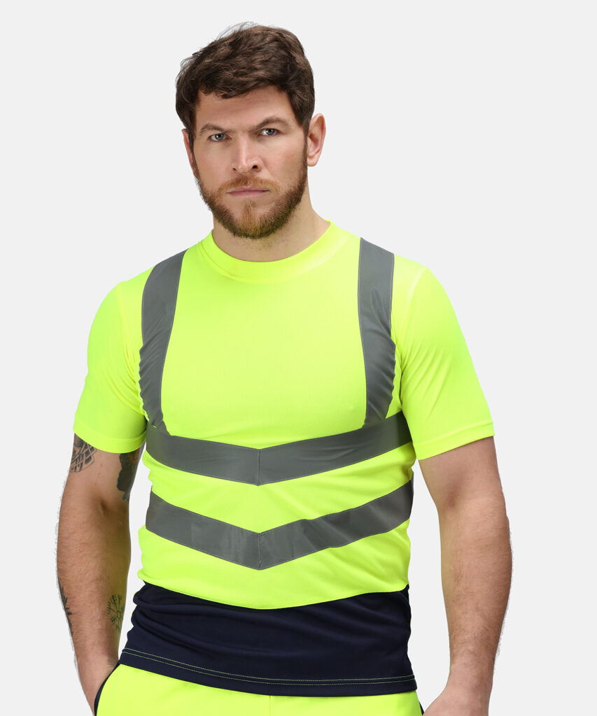 TRS194 - Regatta Pro Hi Vis Tee, offers great moisture-wicking performance to keep you fresh