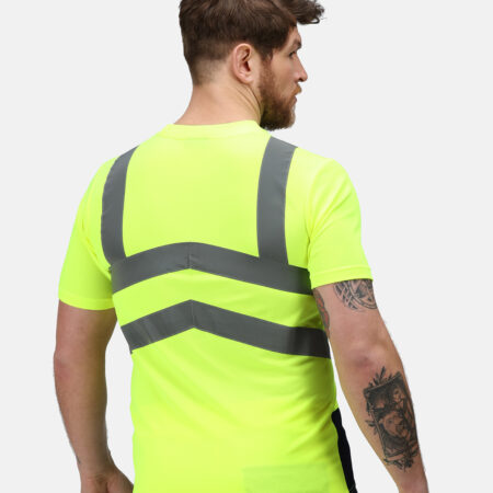 TRS194 - Regatta Pro Hi Vis Tee, offers great moisture-wicking performance to keep you fresh - Image 5
