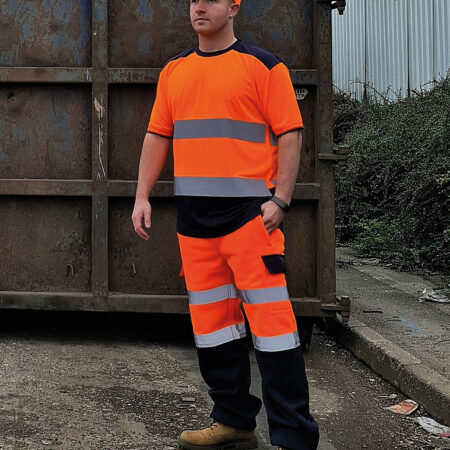 YK034 - Hi-vis two-tone t-shirt (HVJ400)