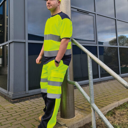YK034 - Hi-vis two-tone t-shirt (HVJ400) - Image 2