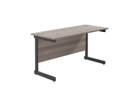 Jemini Rectangular Double Upright Cantilever Desk 1400x600x730mm - Image 3