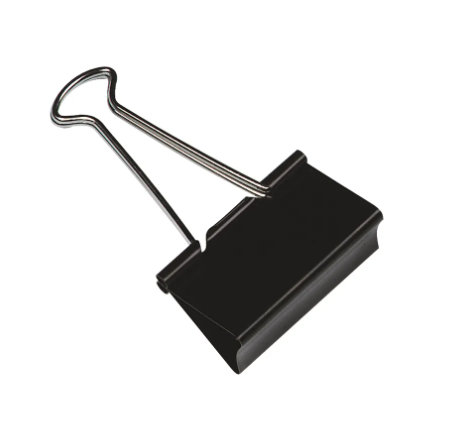 Q-Connect Foldback Clip Black (Pack of 10)