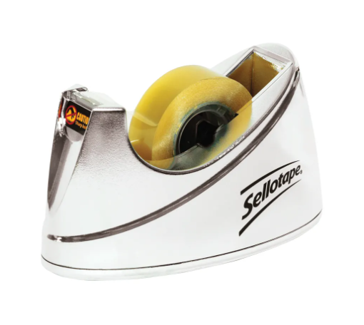 Chrome Tape Dispenser Small 19mmx33m