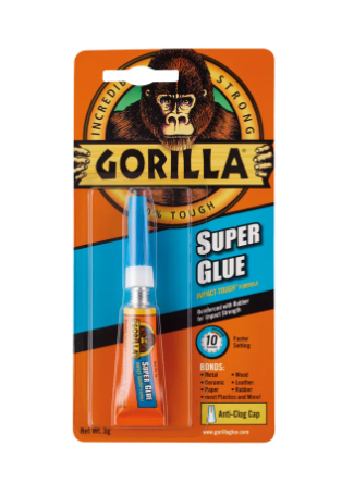 Gorilla Super Glue 3g Tube