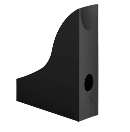 Durable Magazine Rack Black