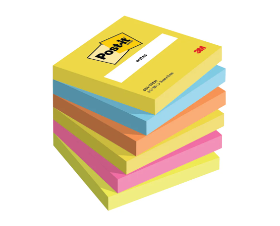 Post-it Notes Energy Colours (Pack of 6)