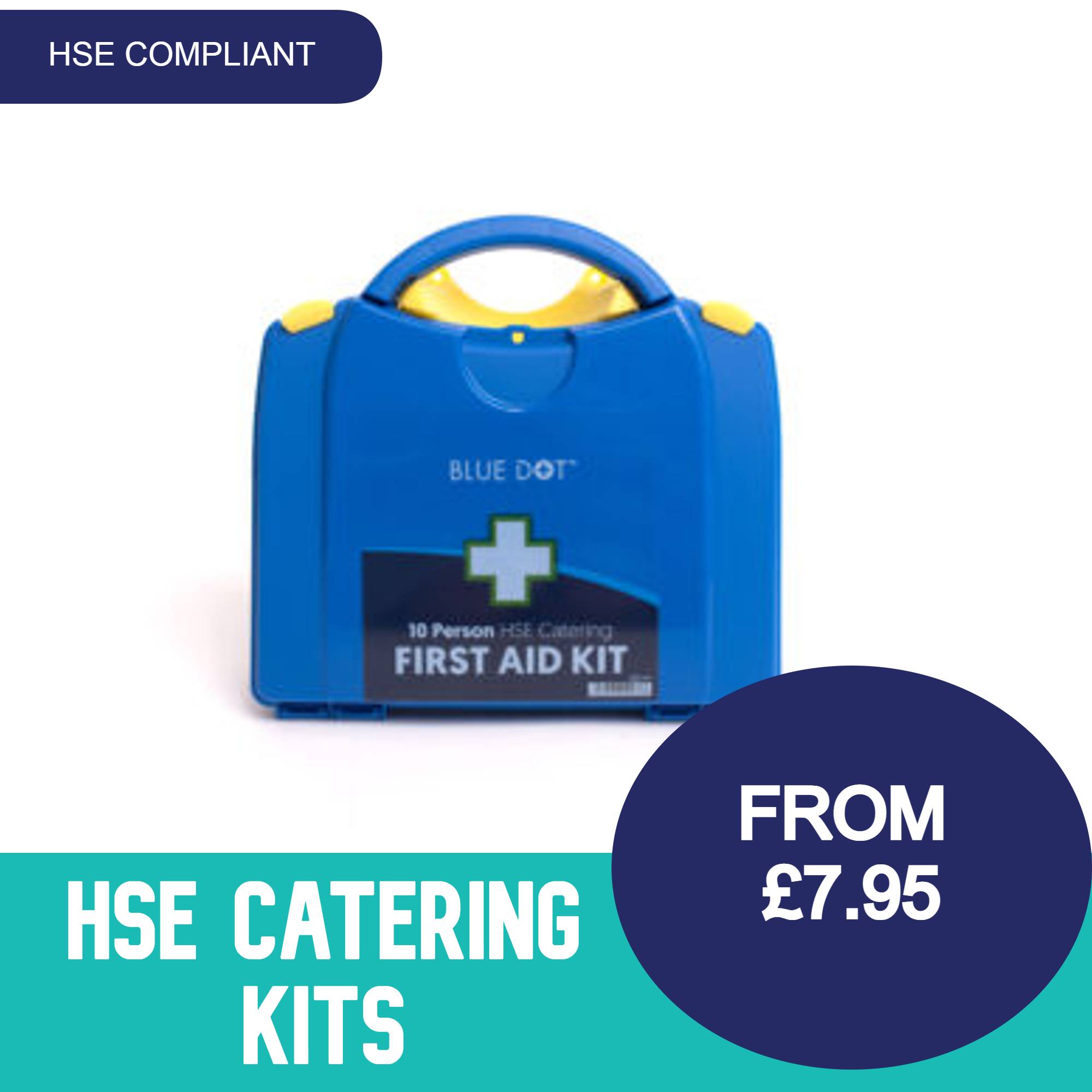 90813 - HSE CATERING COMPLIANT FIRST AID KIT – IN THE VIOLA