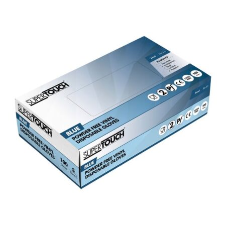 11211-BLUE-Medical Powder free Vinyl Gloves Box 100