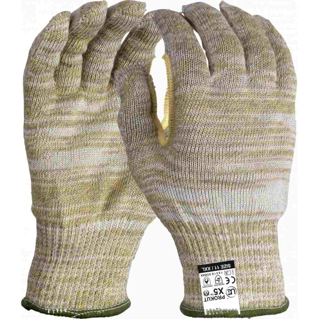 PROKUT™-X5 -CUT F KEVLAR® & STEEL- ideal to use as a liner under other styles of gloves where heat and cut protection is required