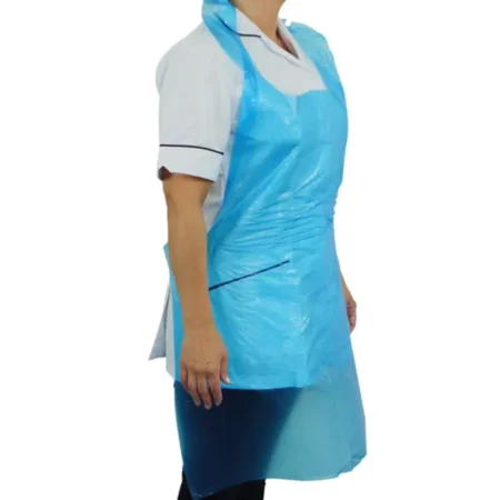 A3/B Value Polythene Aprons in a Dispenser Pack ‑ Blue (1000)