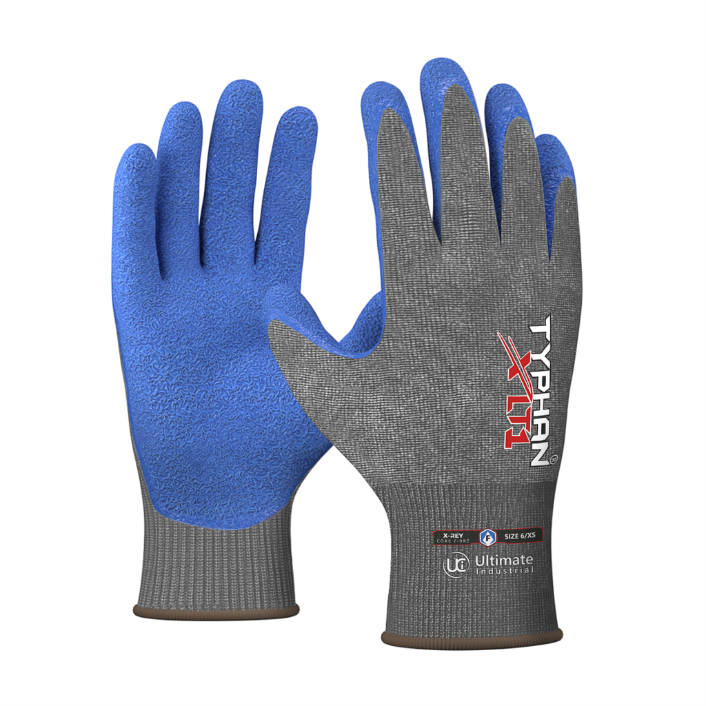 TYPHAN® XLT1, PALM COATED LATEX, ISO CUT F