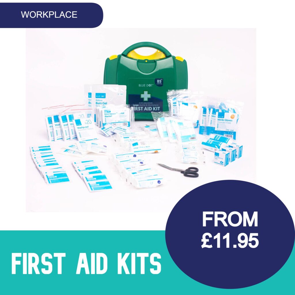 HOME AND WORKPLACE FIRST AID KITS - BS 8599-1:2019 COMPLIANT