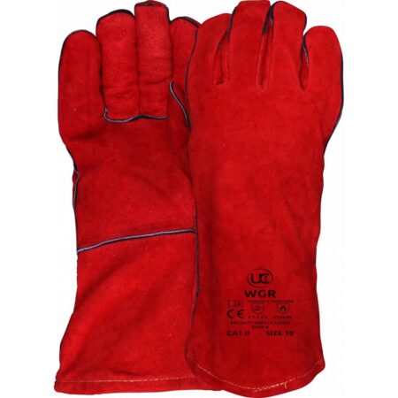 WGR - RED WELDING GAUNTLET 16"