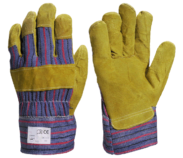 DC103 Furniture Hide Rigger Docker's mechanical glove, made from upholstery leather £1.76/pair sold in packs of 10