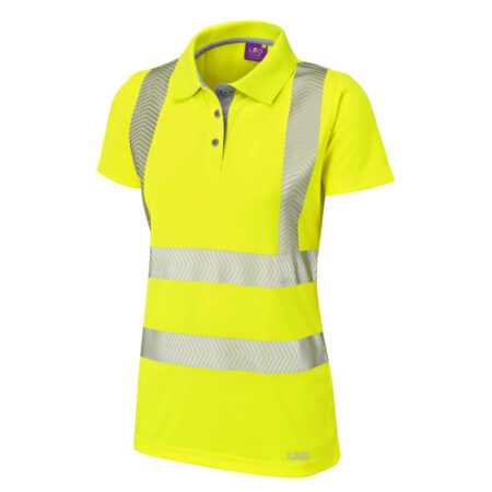 Pippacott ISO 20471 Class 2 Coolviz Ultra Women's Polo Shirt Yellow