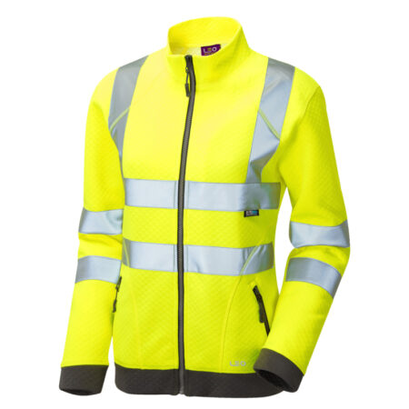 Hollicombe ISO 20471 Class 2 Women's Sweatshirt Yellow