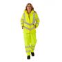L05181 Kamela - Ladies Hi Vis Padded Jacket Orange - Image 5