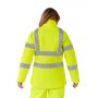 L05181 Kamela - Ladies Hi Vis Padded Jacket Orange - Image 4