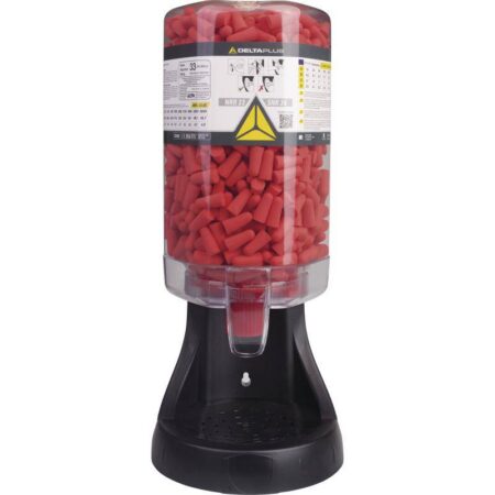CONIC DISPLAY EAR PLUGS DISPENSER WITH 500 PAIRS