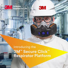 3M™ Secure Click™ Reusable Half Mask Respirator HF-800 Series - Image 4