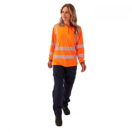 Jaya - Ladies Hi Vis Polo Long Sleeve