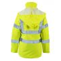 L05181 Kamela - Ladies Hi Vis Padded Jacket Orange - Image 3