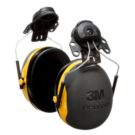 3M PELTOR Earmuffs, 30 dB, Yellow, Helmet Mounted, X2P3