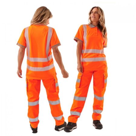 L30281 Savannah - Ladies Hi Vis Polo Orange