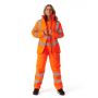 L05181 Kamela - Ladies Hi Vis Padded Jacket Orange - Image 8