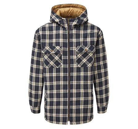 125 FORT PENARTH HOODIE  warm fleece lining and quilted hood keep the cold at bay