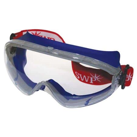 1508 Ski Wide Vis Clear Am/As + Red Swp Band