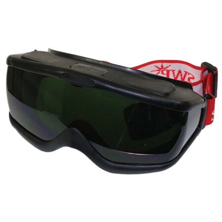 1511 Wide Vision Blk Frme Goggle Red Swp Band Ir5