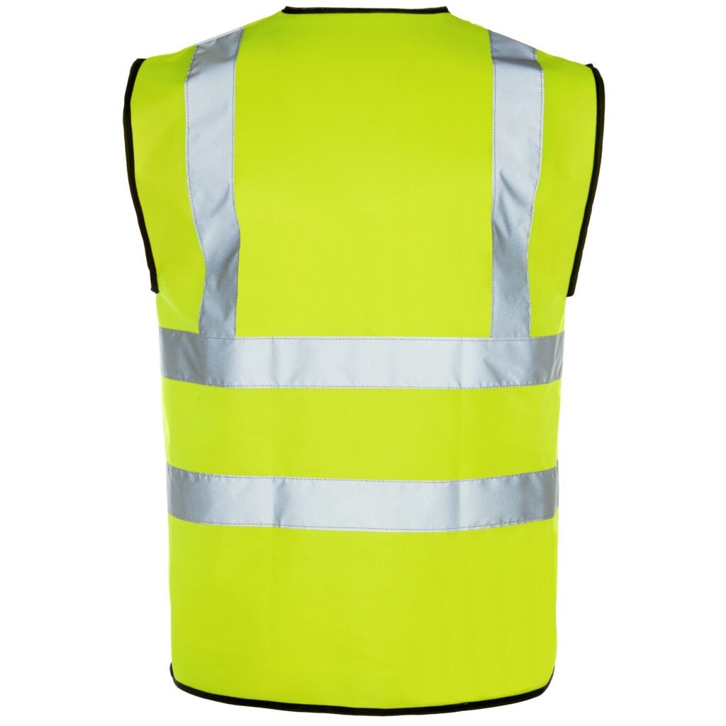 32341 Supertouch Yellow Hi Vis Vests, Zip-Fastening-EN20471