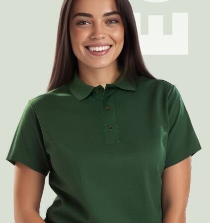 Green By Uneek Recycled Eco Polo Shirt  50% Recycled Polyester 30% Recycled Cotton 220GSM-GR11